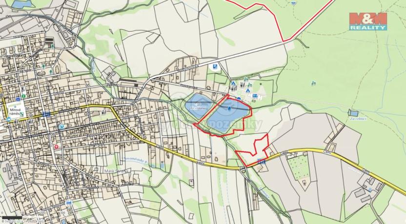 Prodej rybníku, Nové Město pod Smrkem, 39493 m2