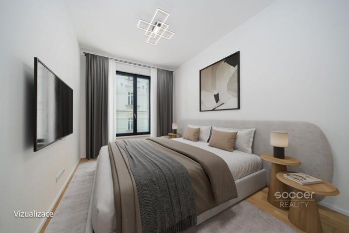 Pronájem bytu 2+kk, Praha - Žižkov, Krásova, 63 m2