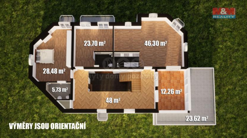 Prodej rodinného domu, Holany - Rybnov, 479 m2