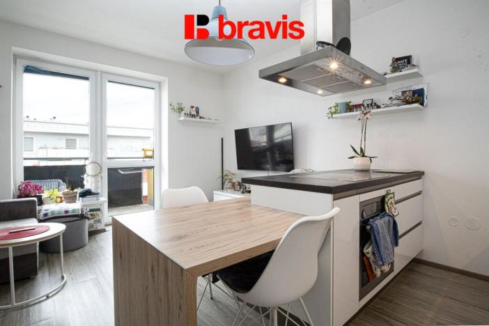 Pronájem bytu 2+kk, Brno - Žebětín, Přírodní, 43 m2