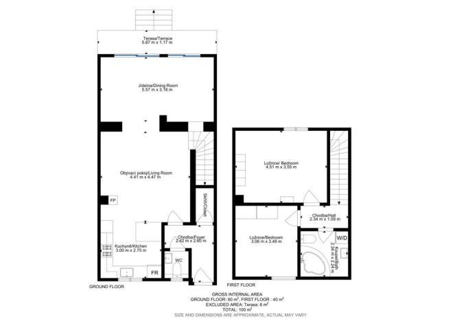 Prodej rodinného domu, Moravany, Na Vyhlídce, 107 m2