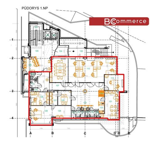 Pronájem kanceláře, Brno, 247 m2