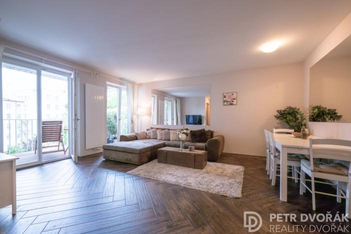 Pronájem bytu 3+kk, Praha - Vinohrady, Záhřebská, 68 m2