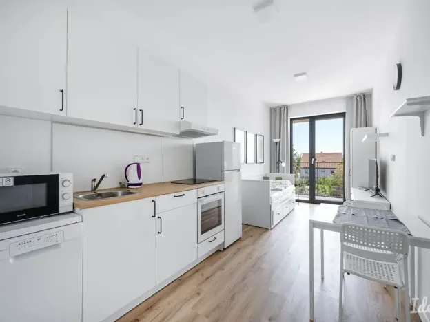 Pronájem bytu 1+kk, Praha - Kyje, Za černým mostem, 24 m2