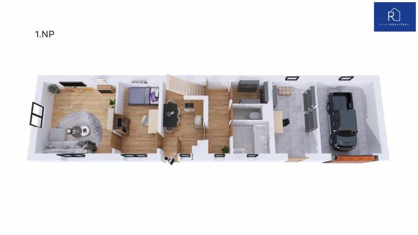 Prodej rodinného domu, Uničov - Střelice, 58 m2