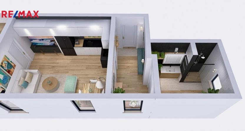 Pronájem bytu 2+kk, Letohrad, Václavské náměstí, 60 m2