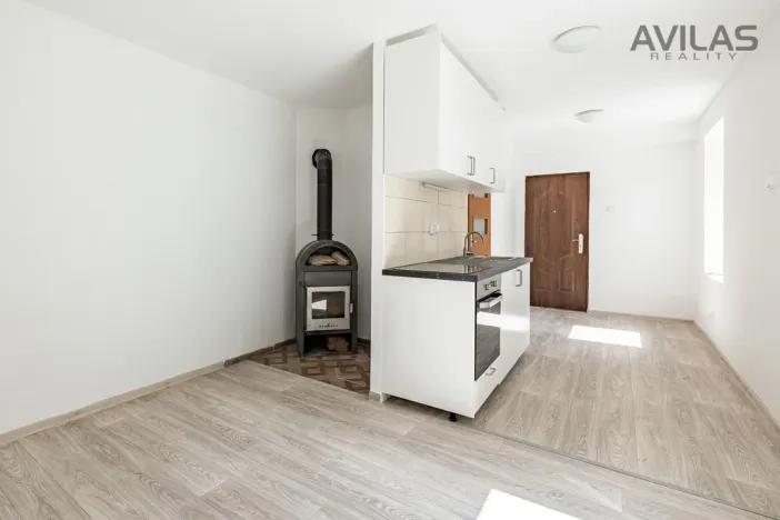 Prodej bytu 1+kk, Zvěstov - Roudný, 27 m2