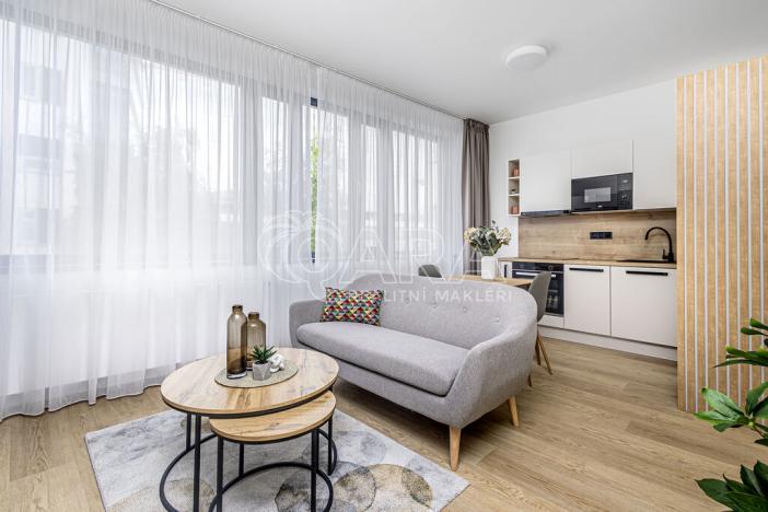 Pronájem bytu 1+kk, Praha, Pobřežní, 35 m2