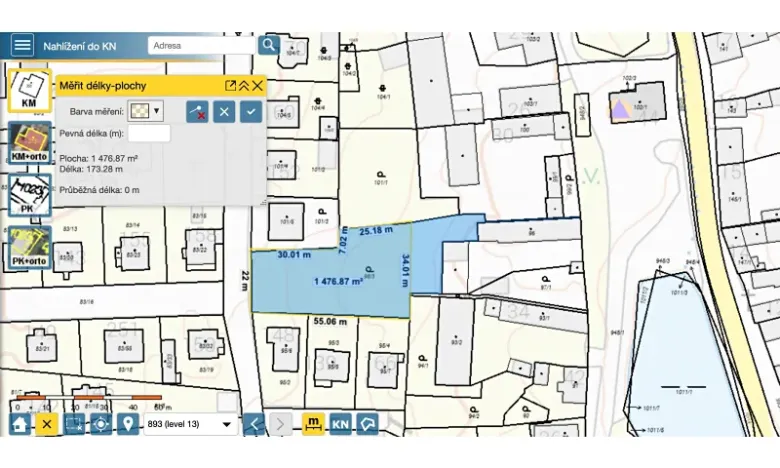 Prodej pozemku pro bydlení, Blížejov, Týnská, 1462 m2