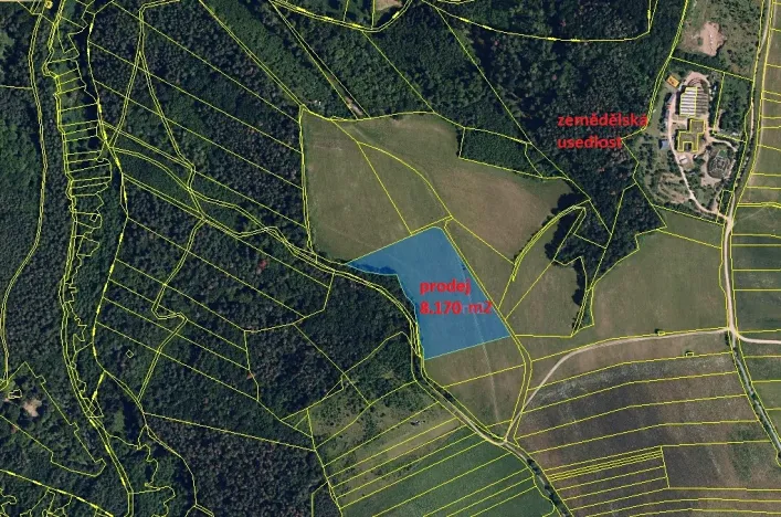 Prodej louky, Brno, 8170 m2