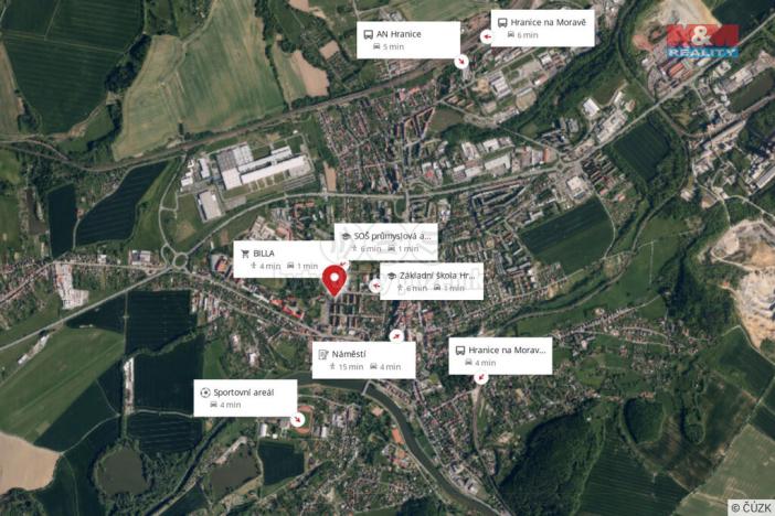 Prodej bytu 4+1, Hranice - Hranice I-Město, Kpt. Jaroše, 97 m2