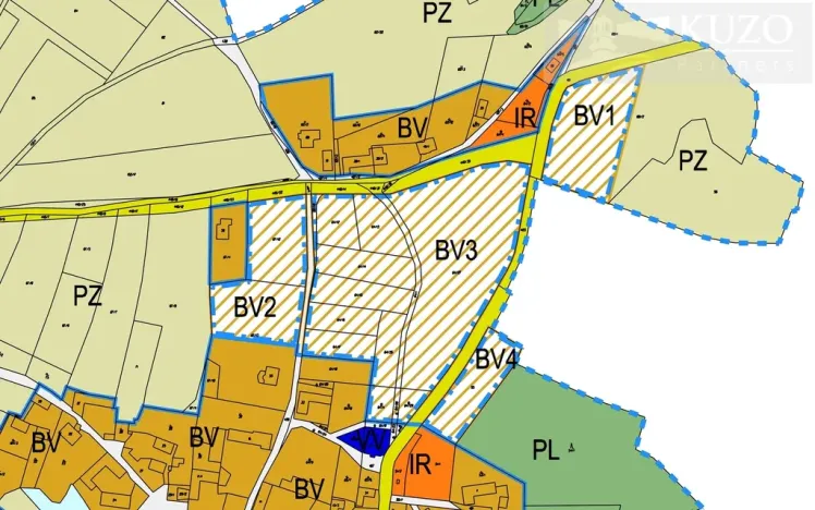 Prodej pozemku pro bydlení, Modřovice, 1072 m2