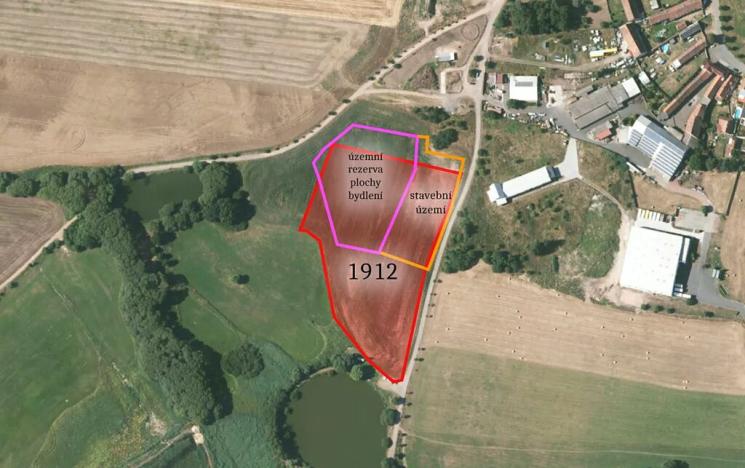 Prodej podílu pozemku pro bydlení, Úherce, 1927 m2