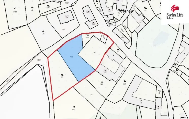 Prodej pozemku pro bydlení, Horní Cerekev - Těšenov, 3877 m2