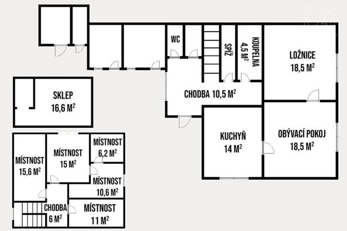 Prodej rodinného domu, Podolanka, 147 m2