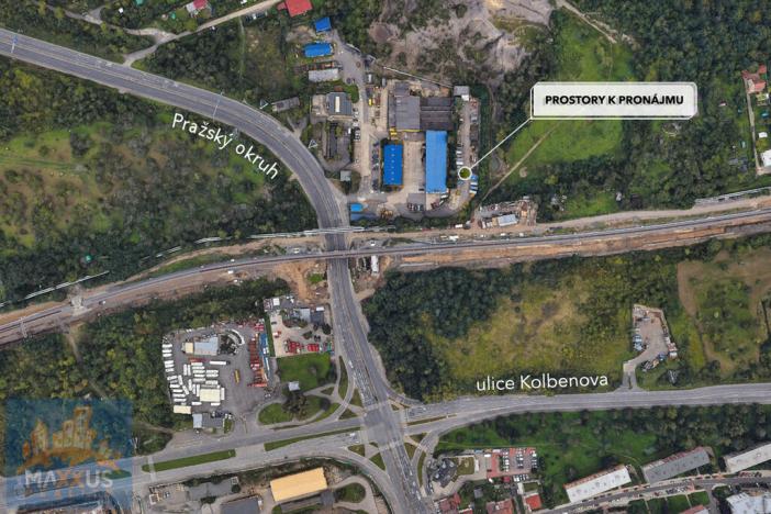 Pronájem komerčního pozemku, Praha - Hloubětín, Kbelská, 3070 m2