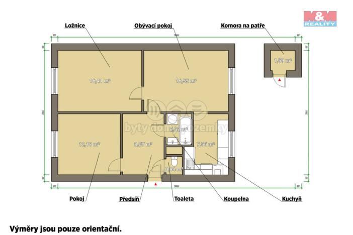 Pronájem bytu 3+1, Mariánské Lázně - Úšovice, Hroznatova, 64 m2