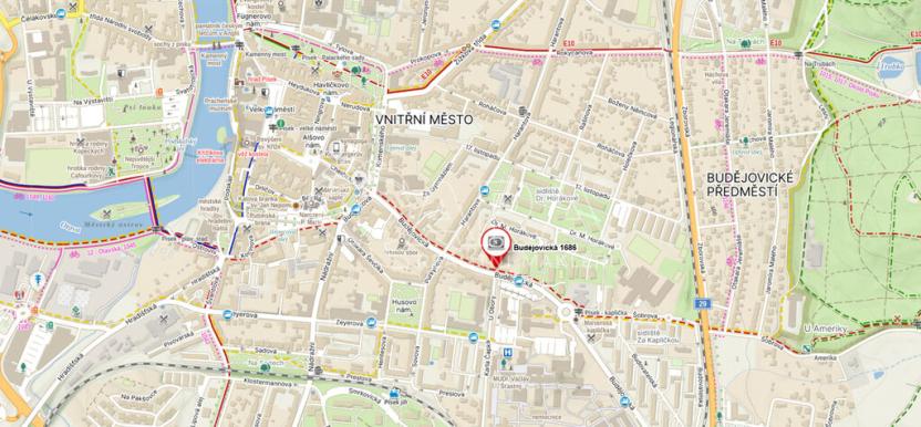 Prodej bytu 2+1, Písek - Budějovické Předměstí, Budějovická, 51 m2