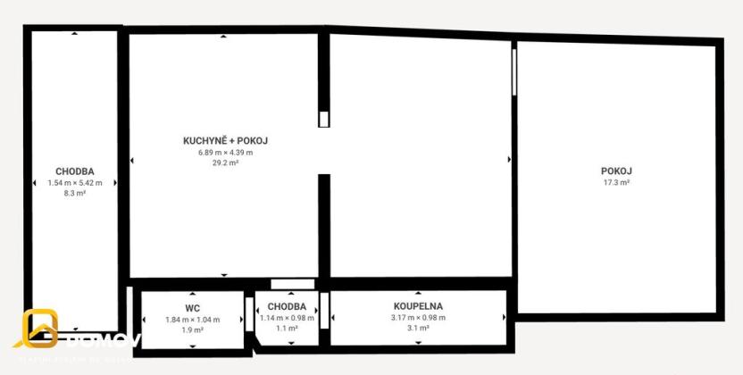 Prodej rodinného domu, Bojkovice, Komenského, 73 m2