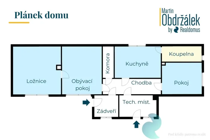 Prodej zemědělské usedlosti, Staré Hodějovice, Horní, 111 m2