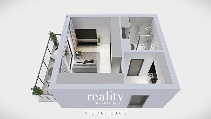 Prodej bytu 1+kk, České Budějovice, Dobrovodská, 26 m2