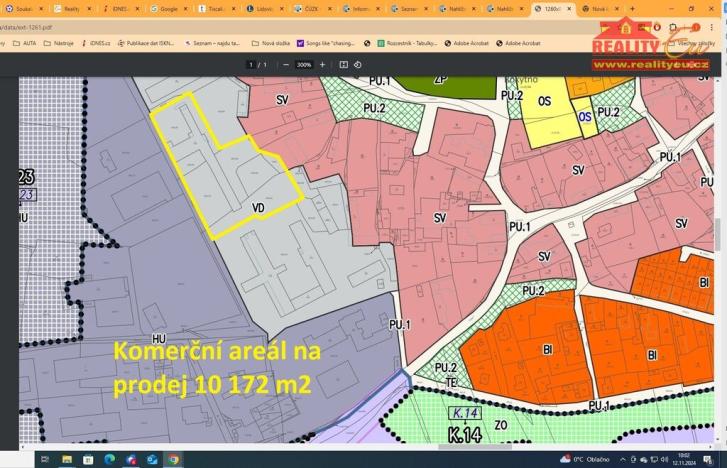 Prodej komerčního pozemku, Rokytno, 10172 m2