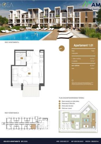 Prodej bytu 1+kk, Pleśna, Polsko, 25 m2