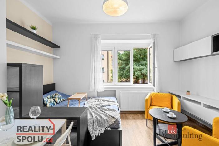 Pronájem bytu 1+kk, Praha - Nusle, Na dolinách, 28 m2