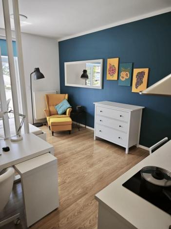 Pronájem bytu 1+kk, Praha - Holešovice, V závětří, 34 m2