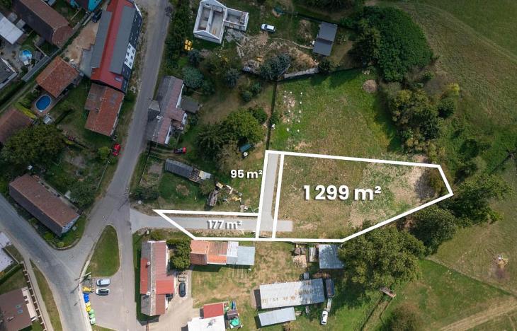 Prodej pozemku, Osek, 1299 m2