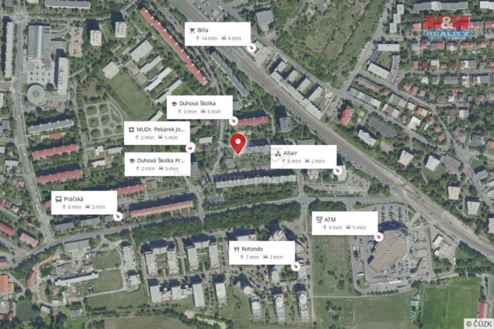 Prodej bytu 3+1, Praha - Záběhlice, Přesličková, 72 m2