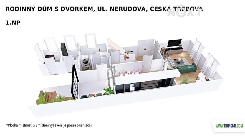 Prodej rodinného domu, Česká Třebová, Nerudova, 60 m2