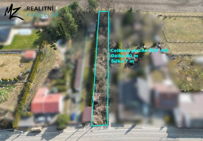 Prodej pozemku, Dětkovice, 543 m2