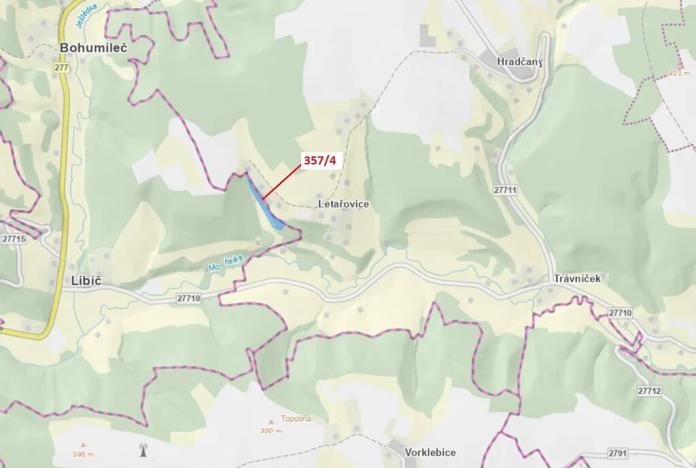 Dražba louky, Český Dub, 7888 m2