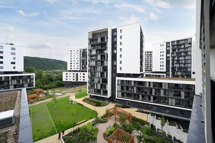 Pronájem bytu 1+kk, Praha - Modřany, Mezi vodami, 33 m2