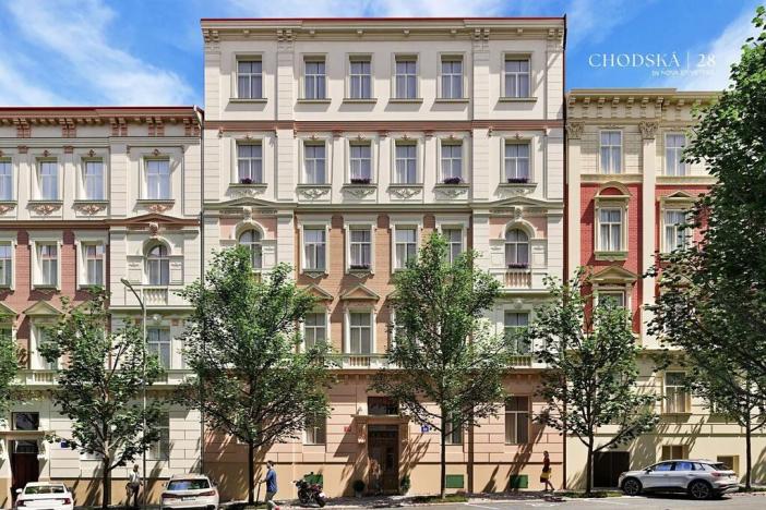 Prodej bytu 1+kk, Praha - Vinohrady, Chodská, 29 m2