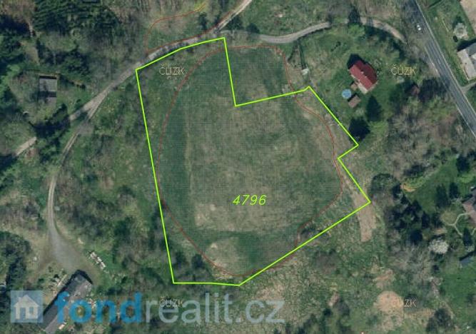 Prodej pole, Staré Křečany, 50580 m2