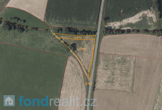 Prodej pozemku, Pustějov, 9886 m2