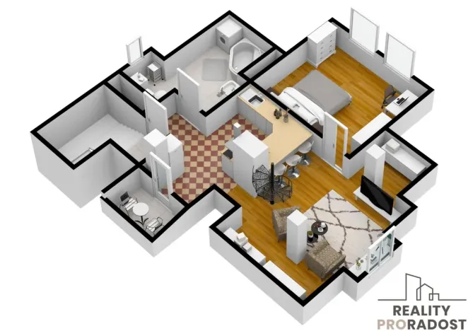 Pronájem bytu 2+kk, Teplice, Plzeňská, 70 m2