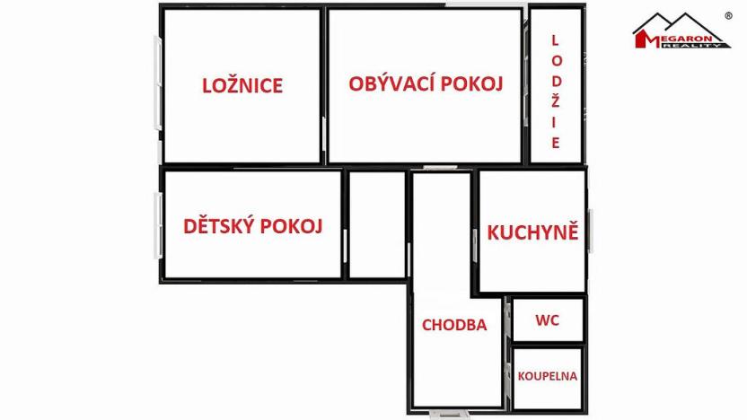 Prodej bytu 3+1, Břeclav, Na Valtické, 81 m2