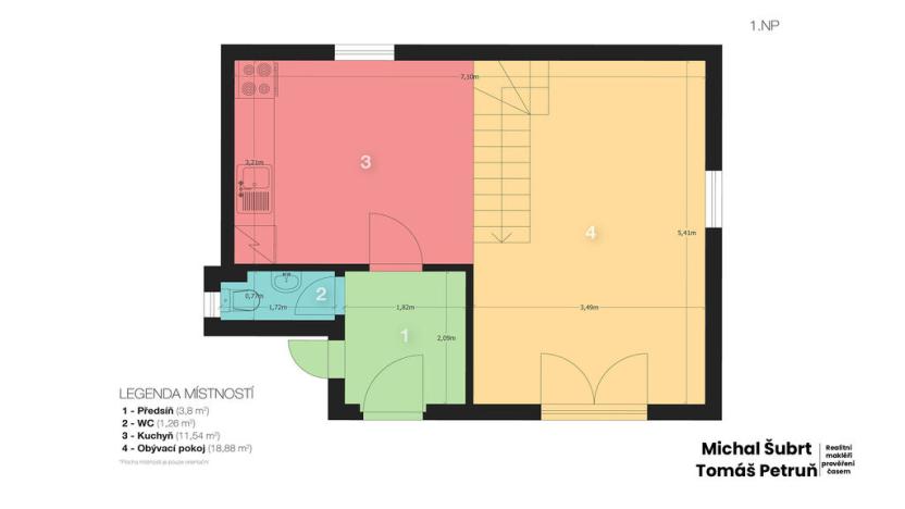 Prodej domu, Černý Důl - Čistá v Krkonoších, 77 m2