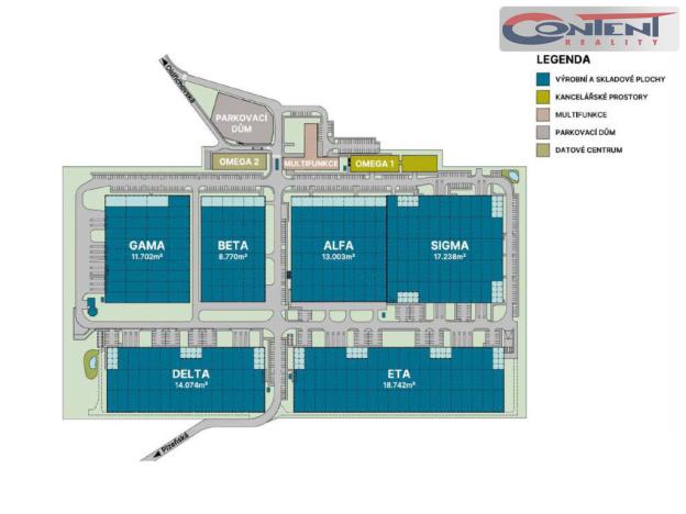 Pronájem skladu, Tachov - Oldřichov, 14074 m2