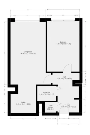 Pronájem bytu 2+kk, Praha - Háje, Štichova, 42 m2