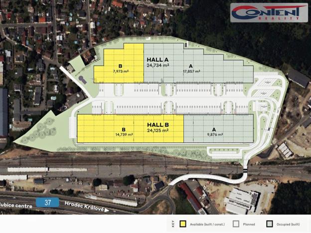 Pronájem skladu, Pardubice - Rosice, Salavcova, 4000 m2