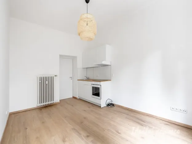Pronájem bytu 1+kk, Praha - Vršovice, Petrohradská, 24 m2