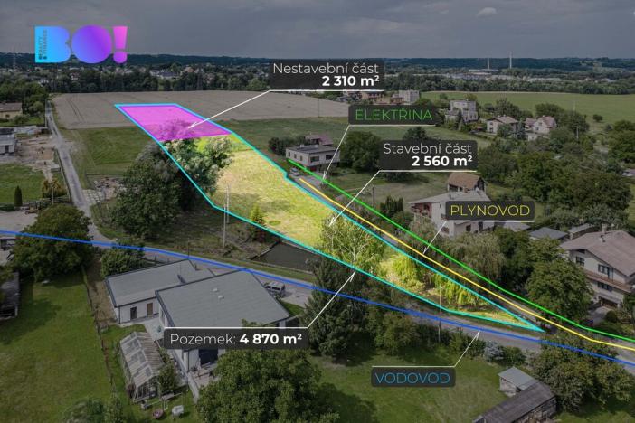 Prodej pozemku pro bydlení, Třinec - Konská, 2560 m2