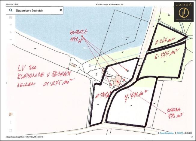 Prodej zemědělské usedlosti, Šlapanice, 1400 m2
