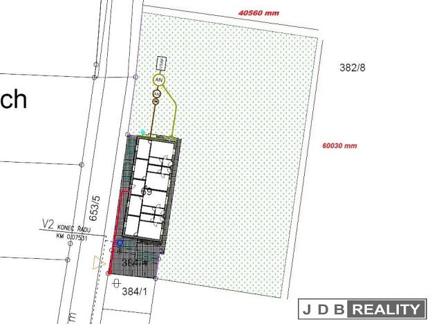 Prodej komerčního pozemku, Roudnice nad Labem, 2404 m2