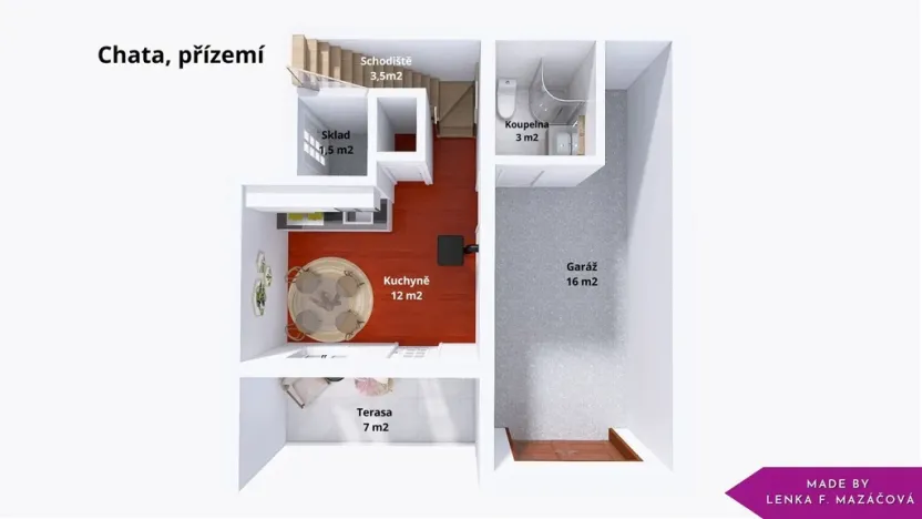 Prodej chaty, Mladecko, 82 m2