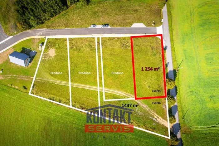 Prodej pozemku pro bydlení, Svatý Jan nad Malší - Sedlce, 1254 m2